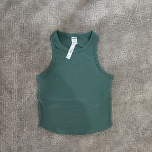 PINK Victoria's Secret Dark Green Tank Top